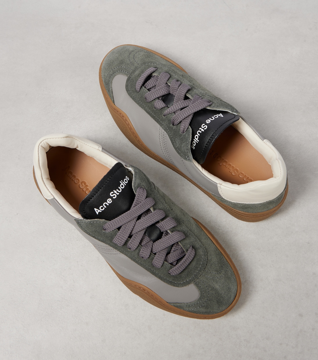Sneakers Bars in suede e pelle | Acne Studios