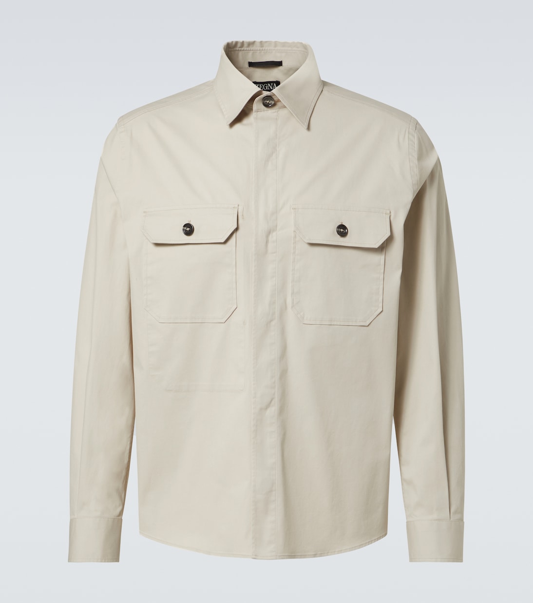 Hemdjacke aus einem Baumwollgemisch | Zegna