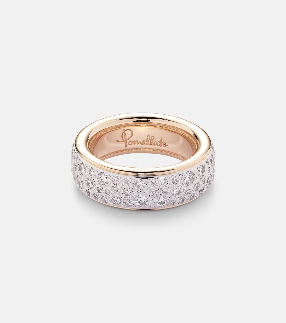 Iconica 18kt rose gold ring with diamonds | Pomellato