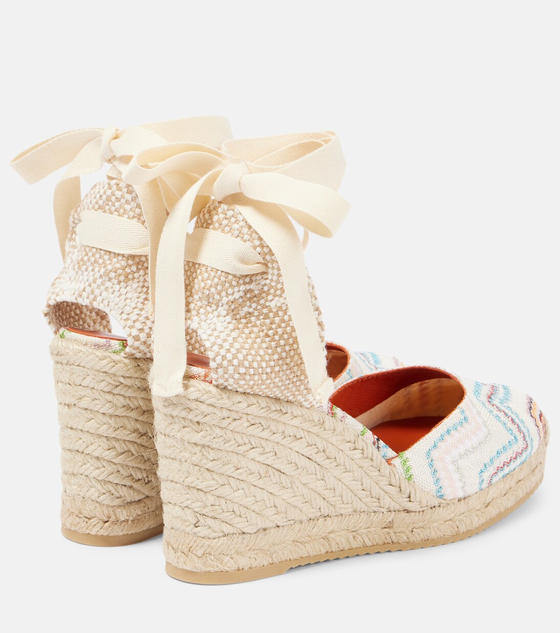 MISSONI Eva 80: Zeppe in stile zigzag con dettagli raschel per un look giovane e trendy
