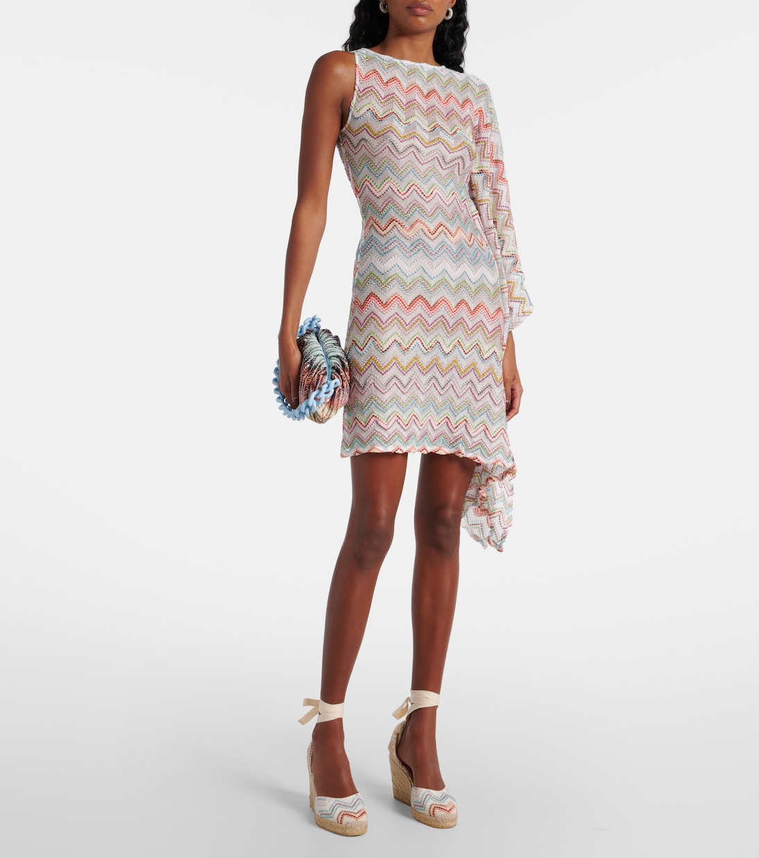 MISSONI Eva 80: Zeppe in stile zigzag con dettagli raschel per un look giovane e trendy