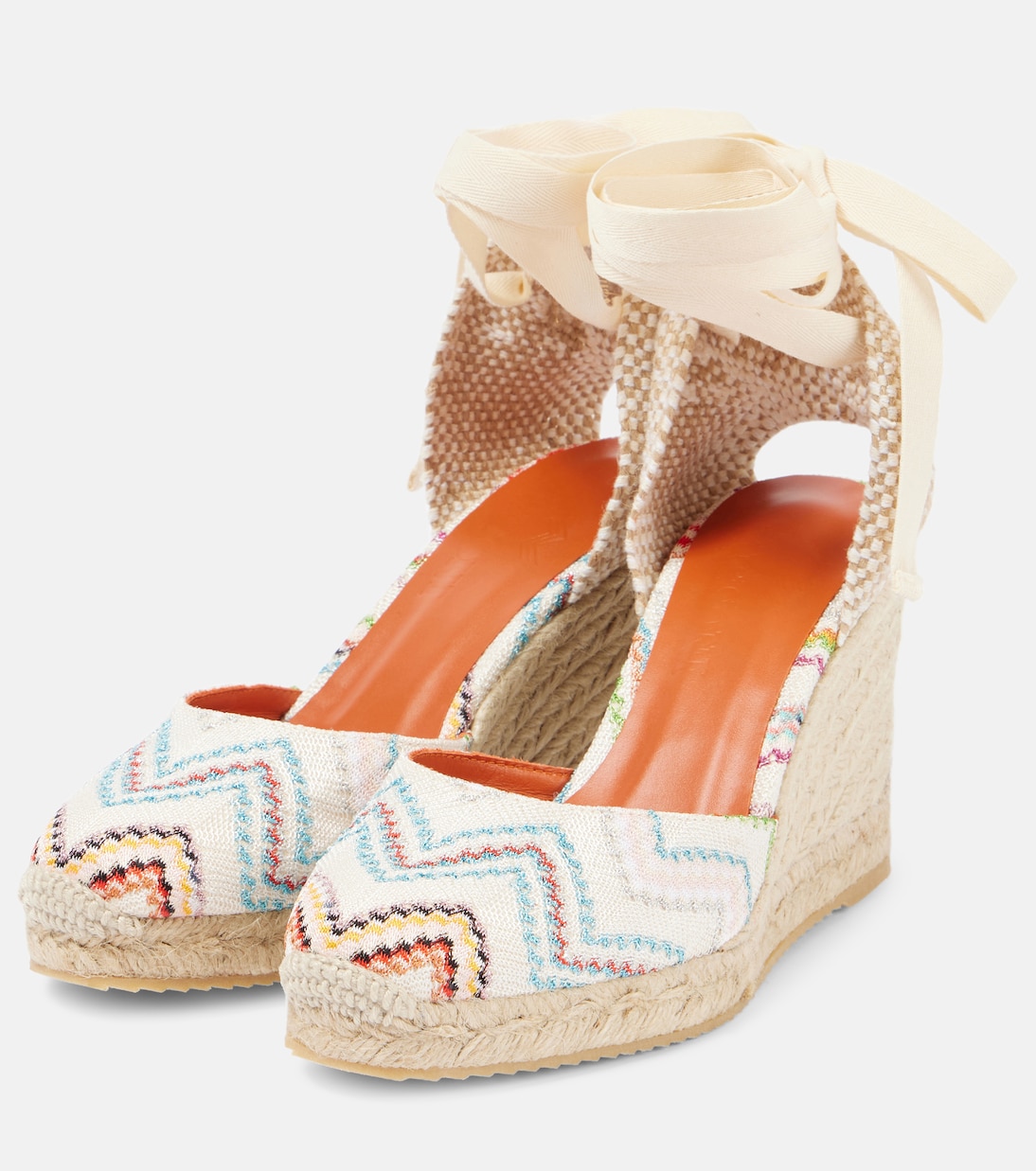 MISSONI Eva 80: Zeppe in stile zigzag con dettagli raschel per un look giovane e trendy