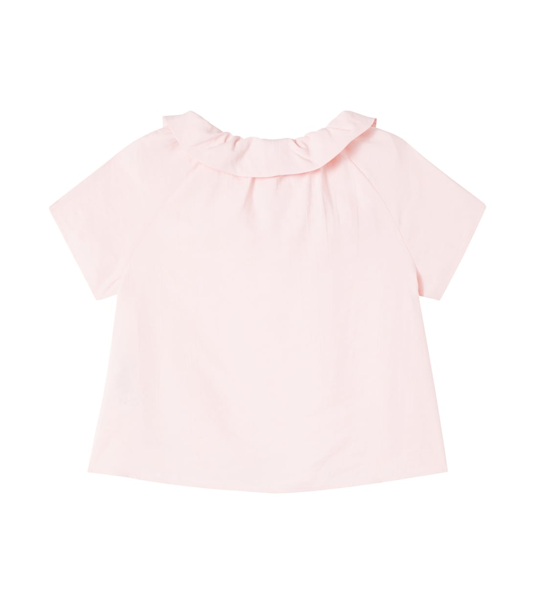 Top in jersey con volant e logo | Il Gufo