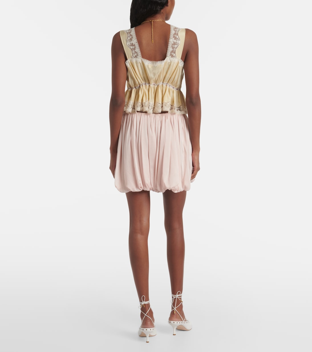 Shorts de charmeuse de seda | Chloé