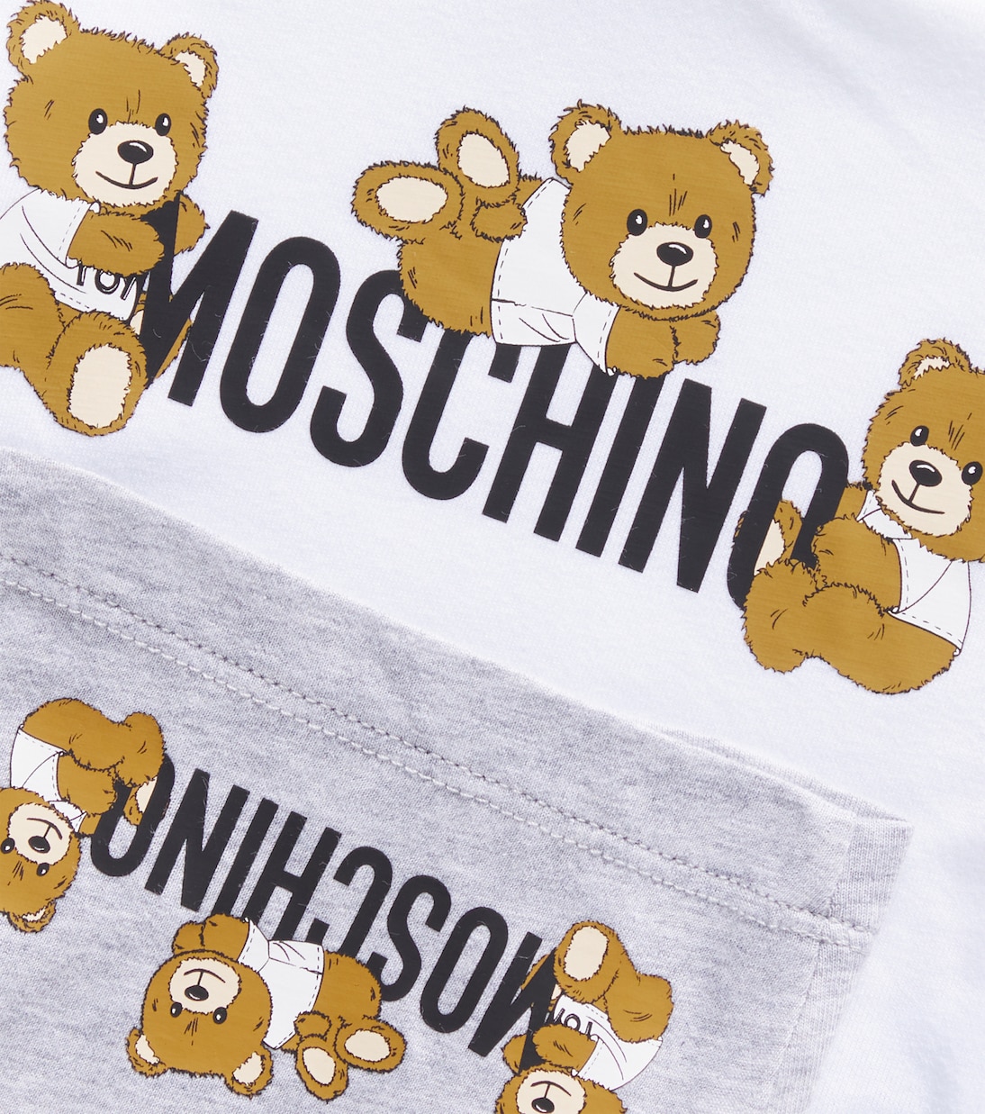 Baby Teddy Bear T-shirt and shorts set | Moschino Kids