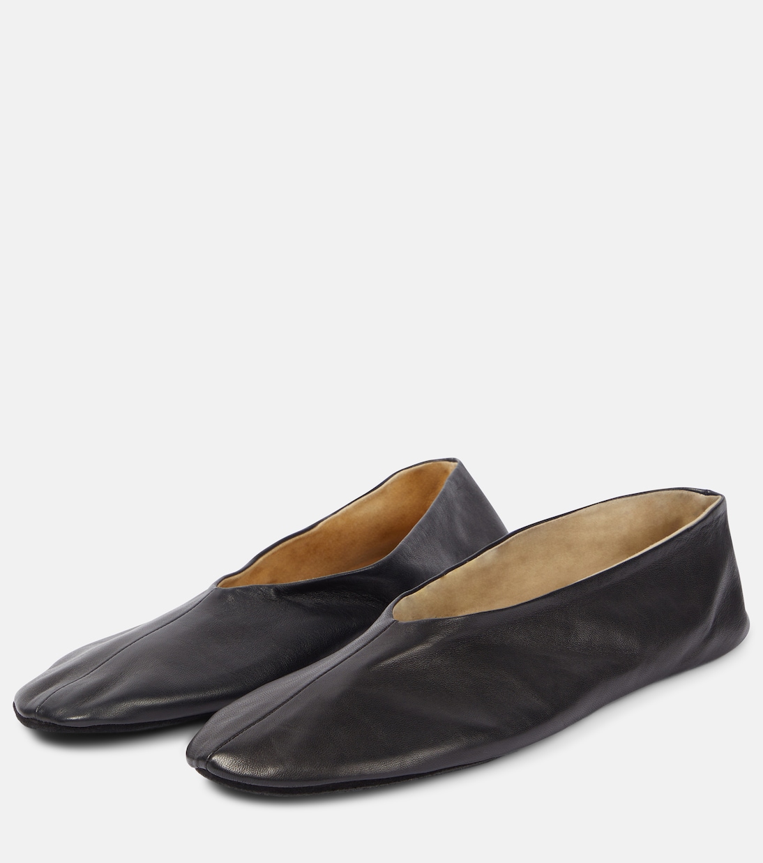 Slip-on en cuir | The Row