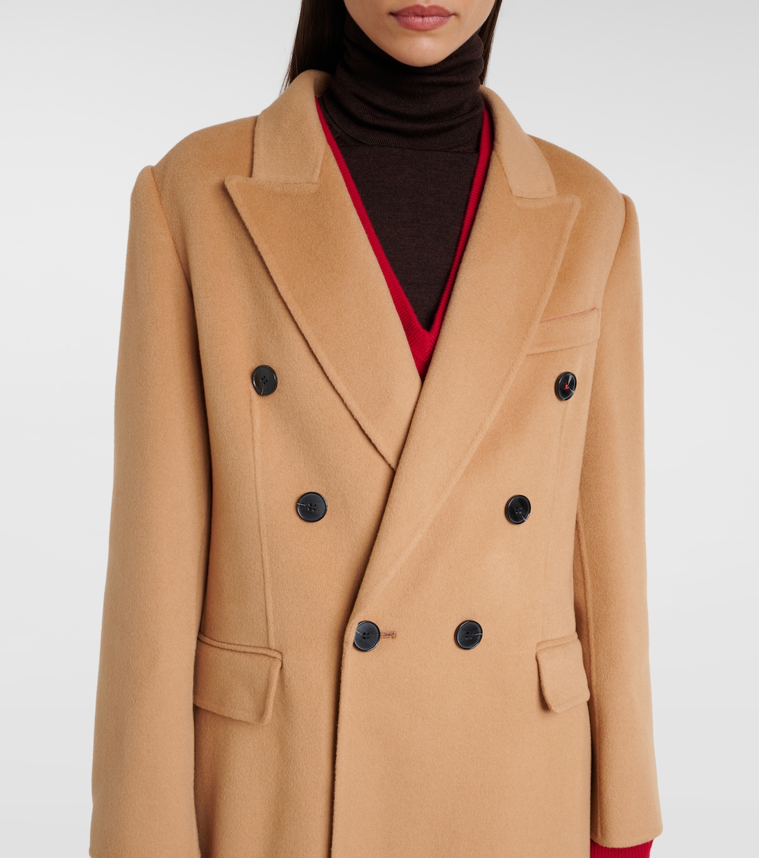 Mantel aus Wolle und Kaschmir | Victoria Beckham