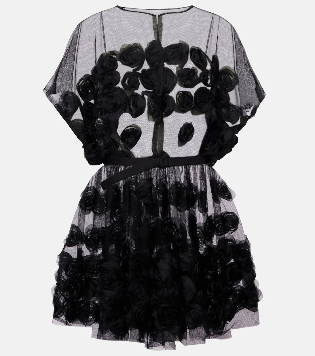 Robe en tulle à fleurs | Norma Kamali