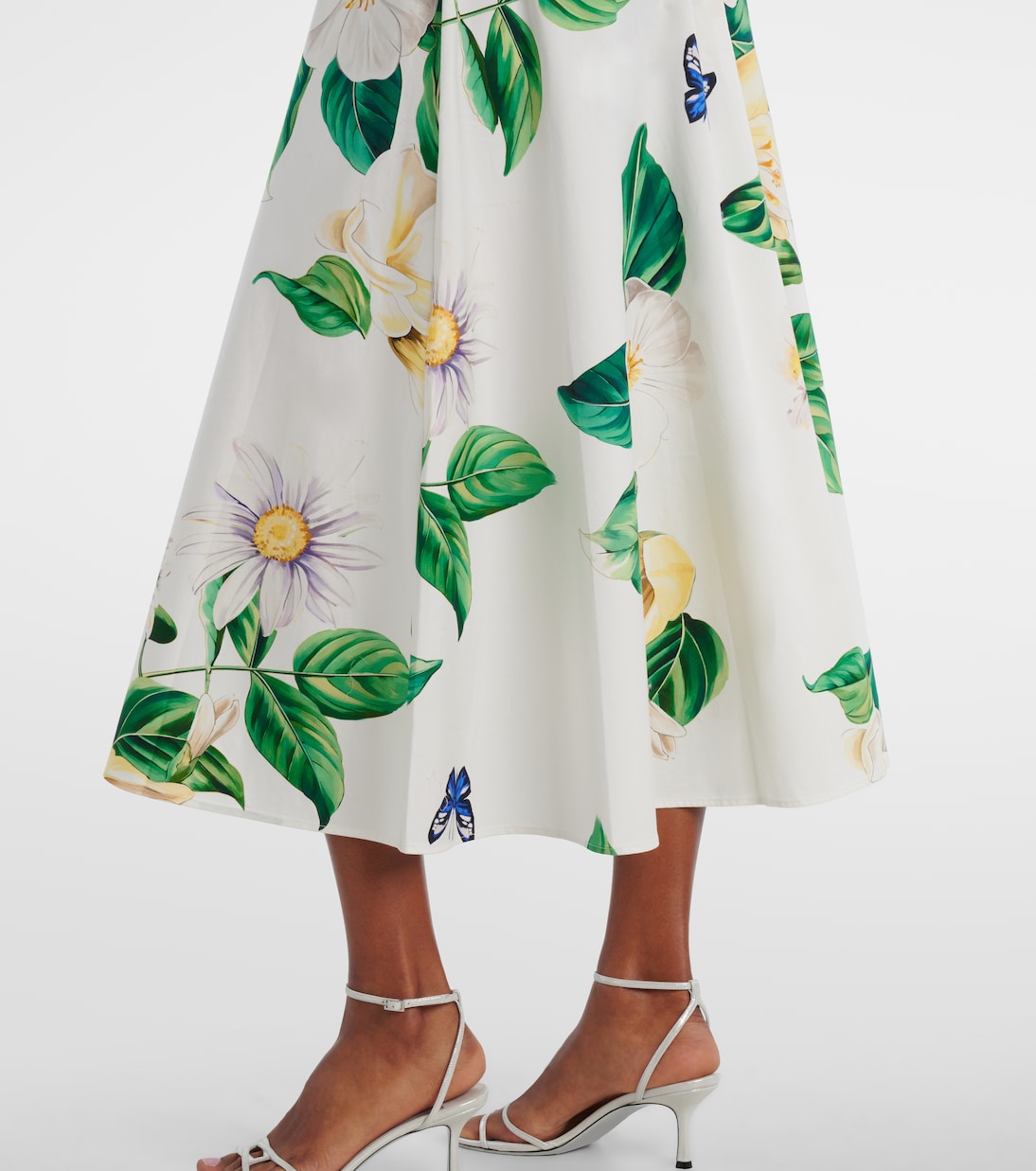 Bianca floral cotton shirt dress | Leo Lin