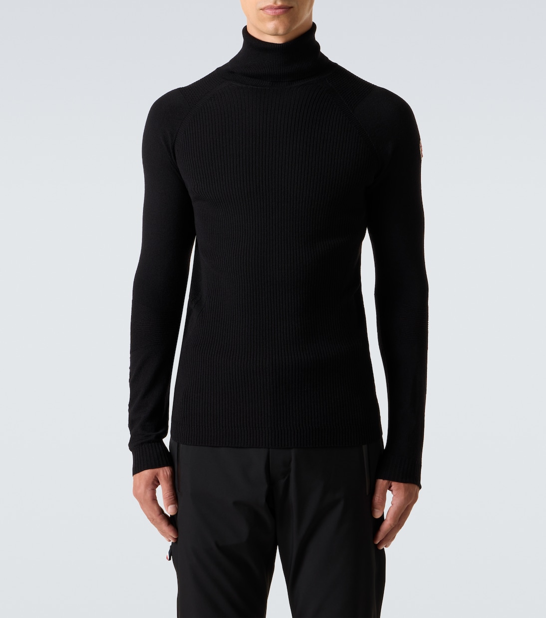 Top da sci in misto lana a collo alto | Moncler Grenoble