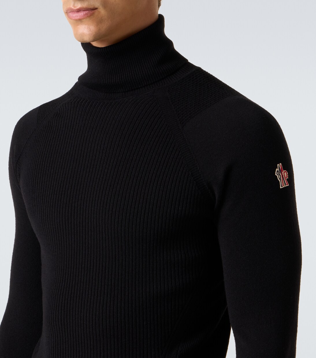 Top da sci in misto lana a collo alto | Moncler Grenoble