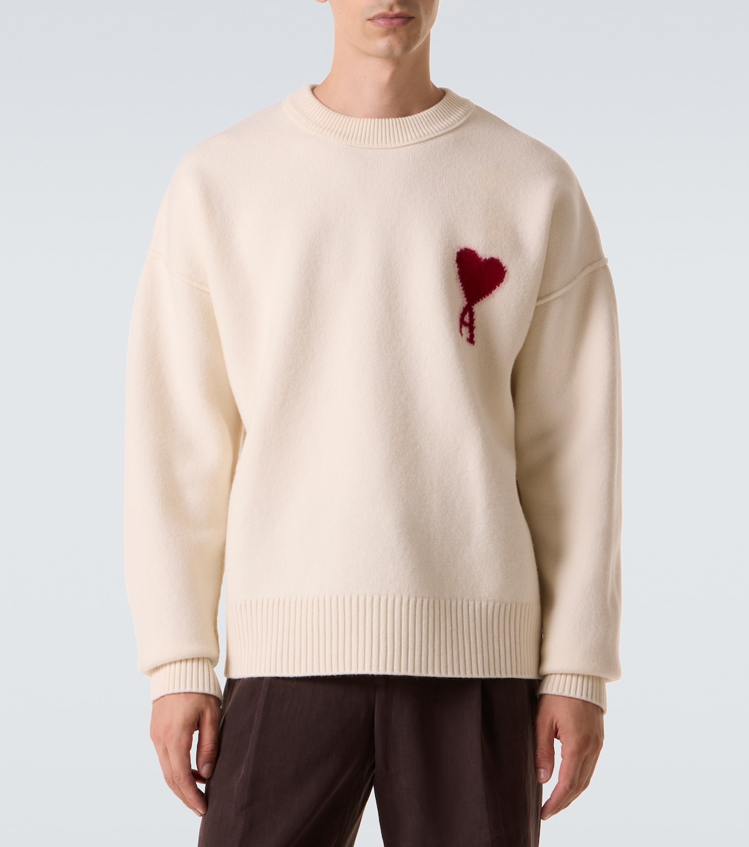 Ami De Cœur virgin wool sweater | Ami Paris