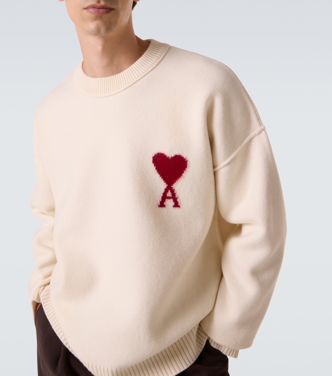 Ami De Cœur virgin wool sweater | Ami Paris