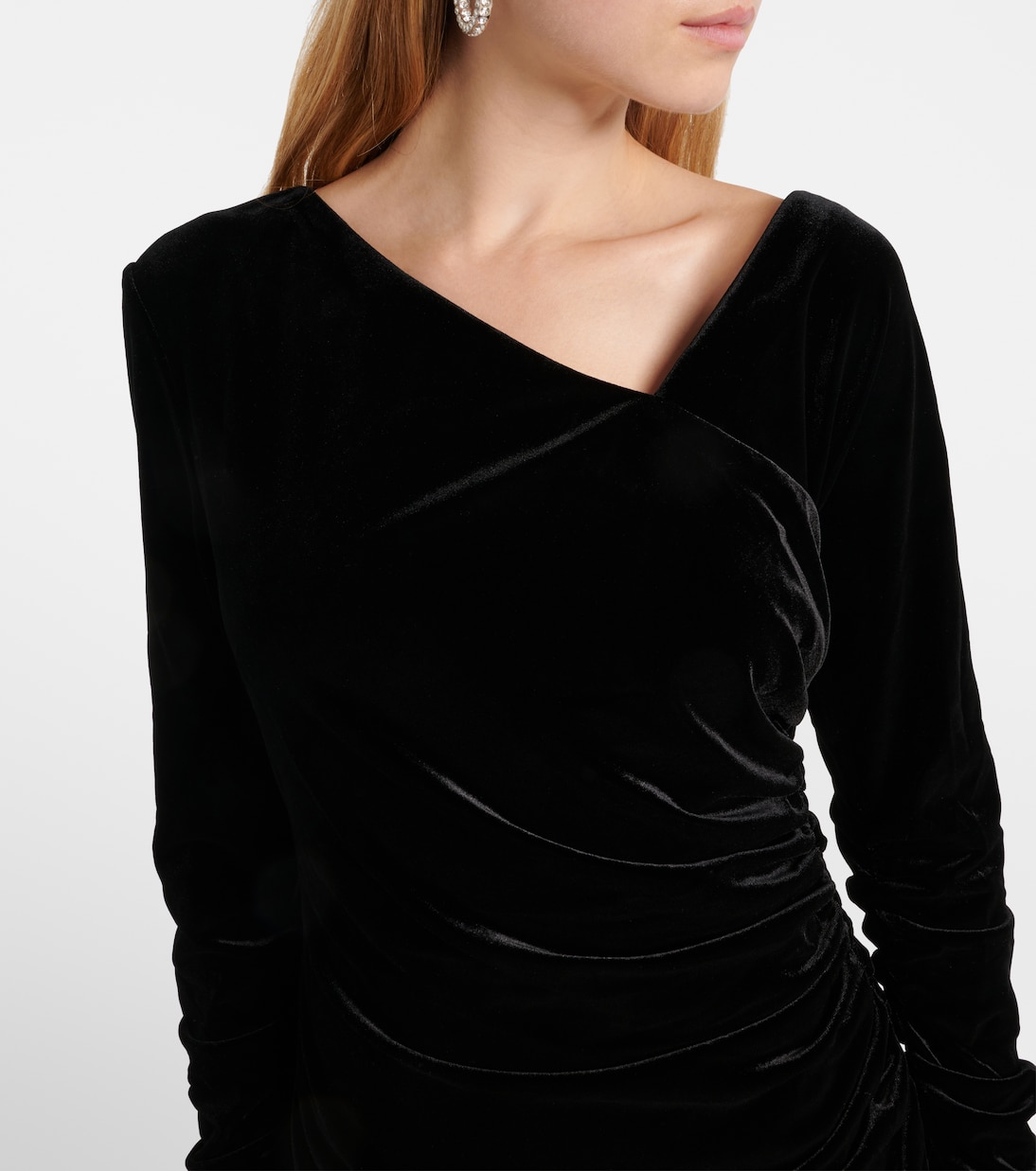 Ettore ruched velvet minidress | SIR