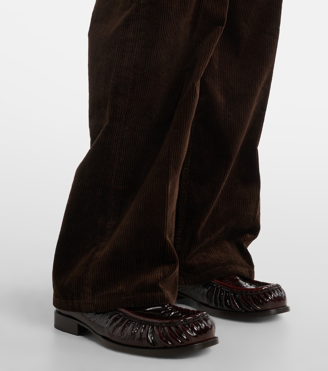 High-rise cotton corduroy wide-leg pants | Polo Ralph Lauren