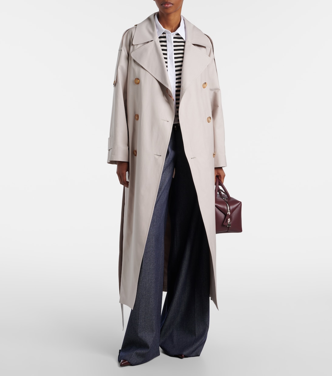 Felipe cotton-blend twill trench coat | Max Mara