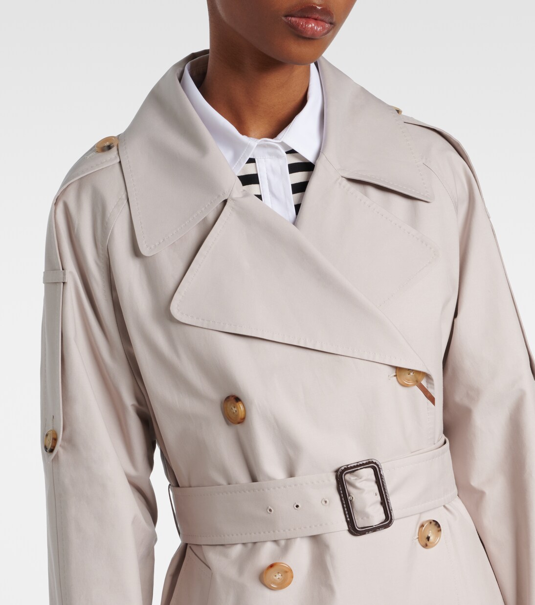 Felipe cotton-blend twill trench coat | Max Mara