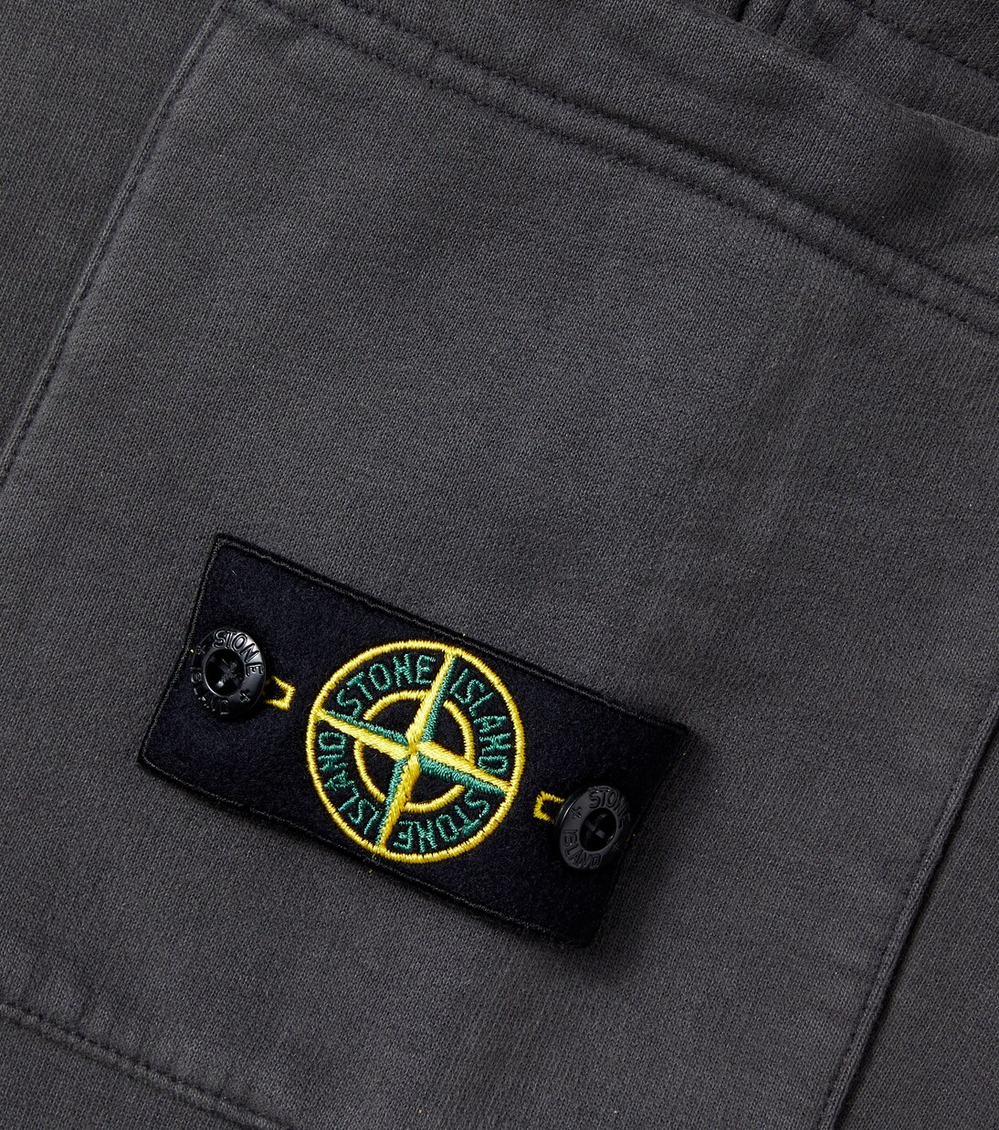 Compass cotton fleece sweatpants | Stone Island Junior