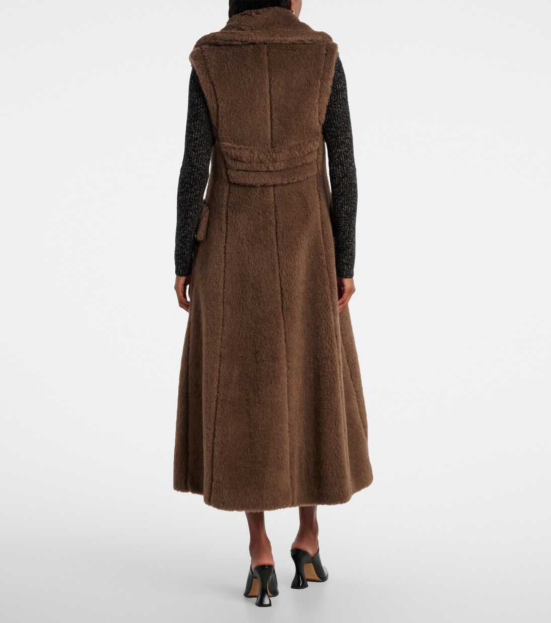 알파카 울 실크 테디 코트 | Max Mara