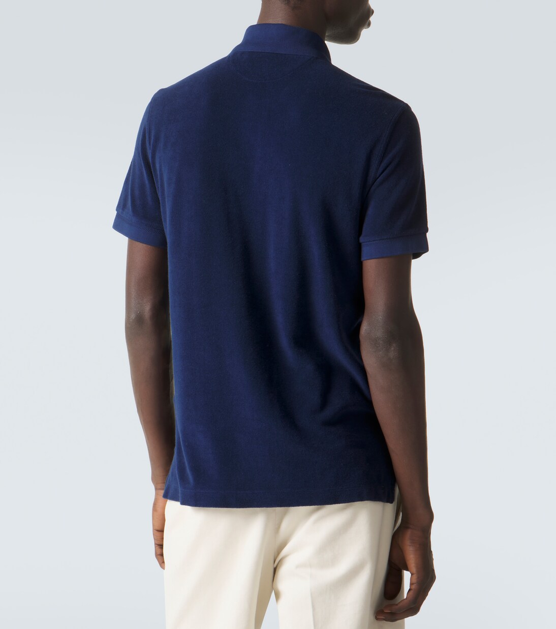 Cotton-blend terry polo shirt | Tom Ford