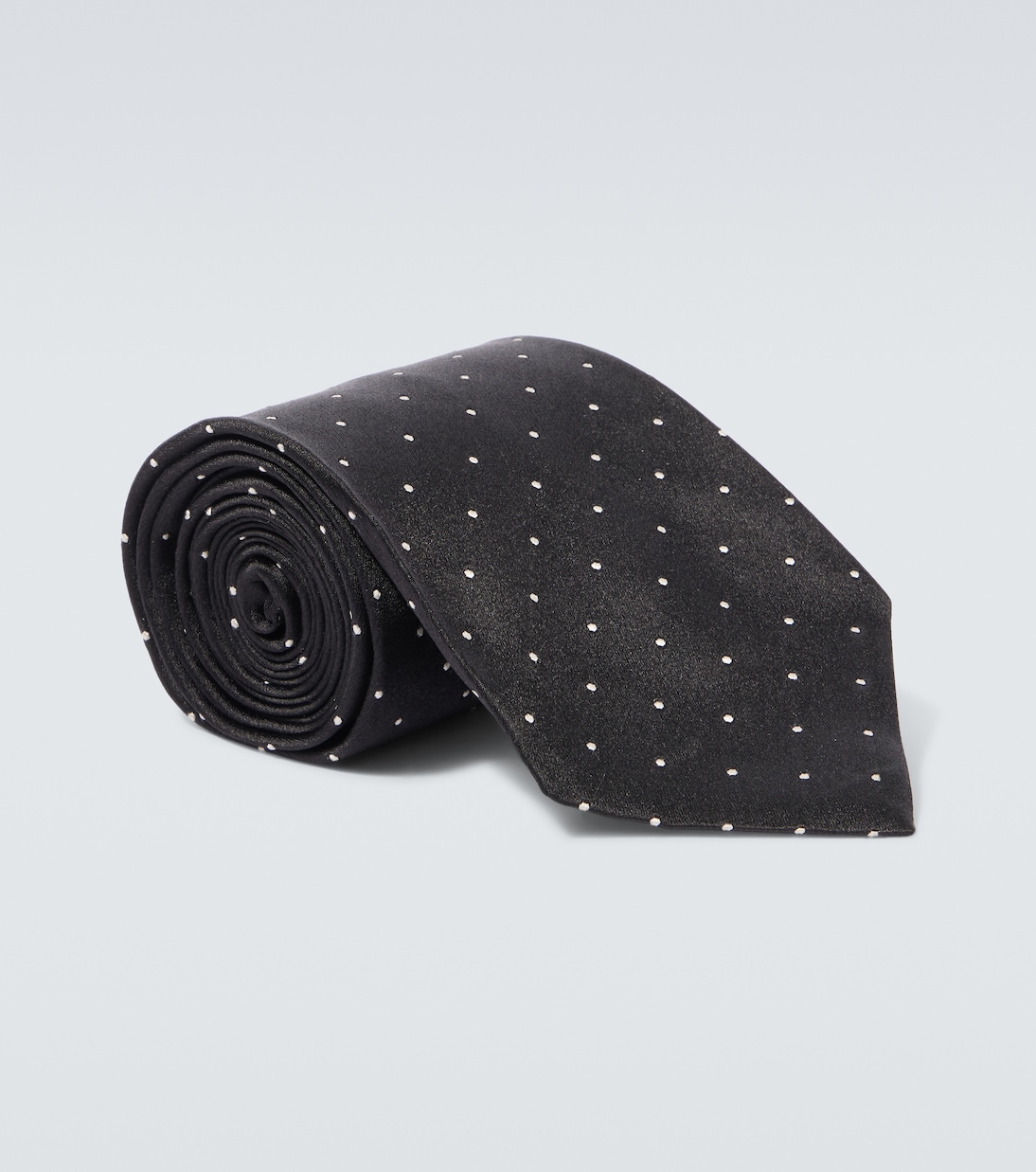 Polka-dot silk twill tie | Tom Ford