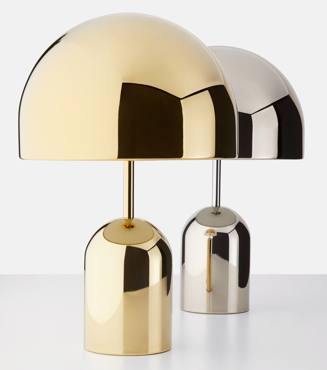 Lámpara de mesa Bell LED de acero inoxidable | Tom Dixon