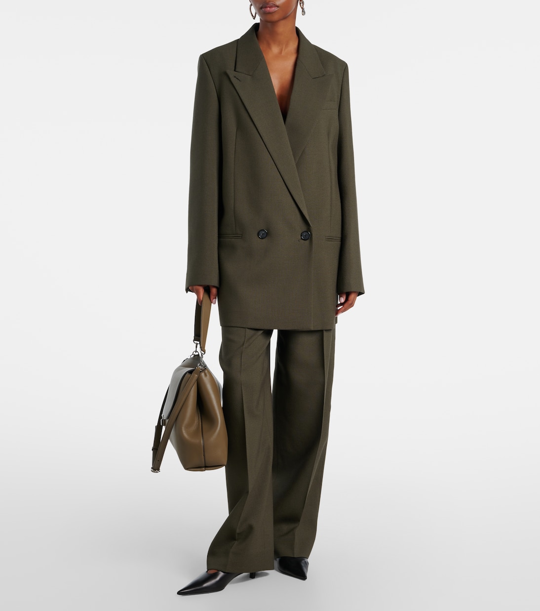 Wool-blend wide-leg pants | Toteme
