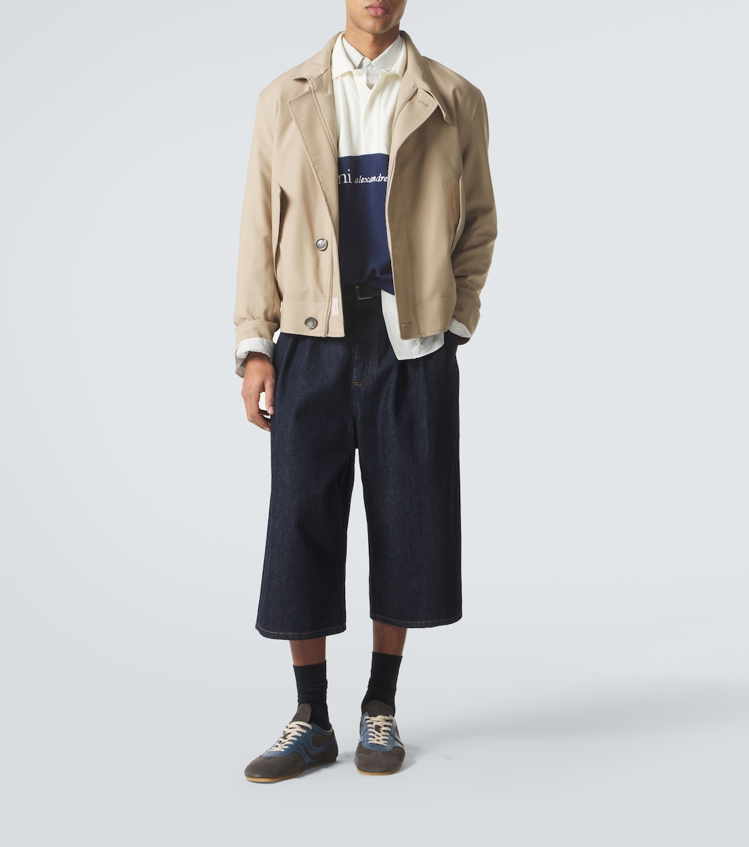 Logo cotton piqué polo shirt | Ami Paris