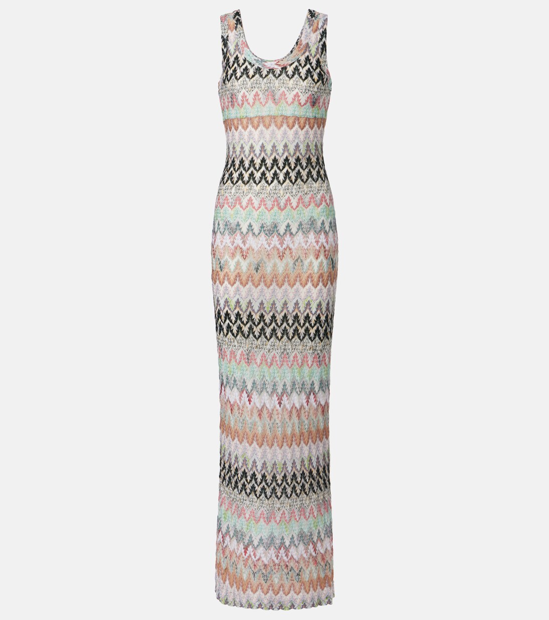 Verzierte Robe aus Lamé | Missoni