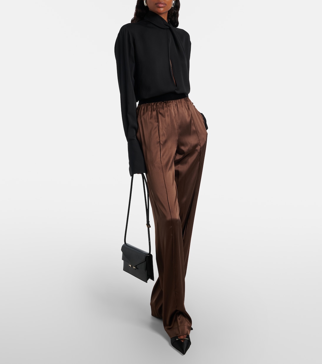 T Mini leather crossbody bag | Tom Ford