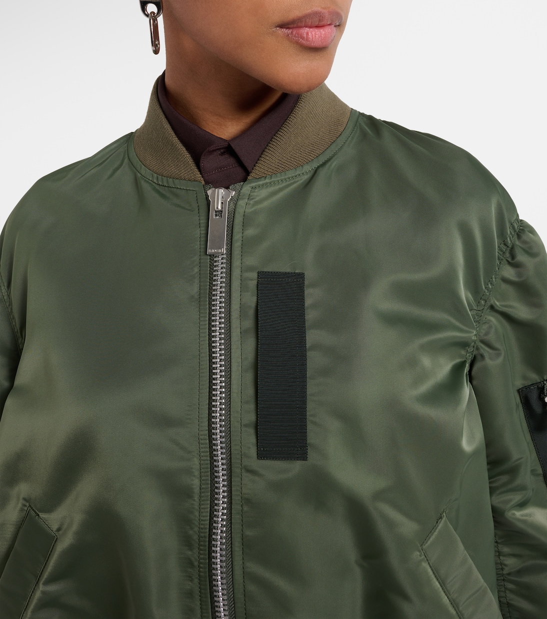 Technical twill bomber jacket | Sacai