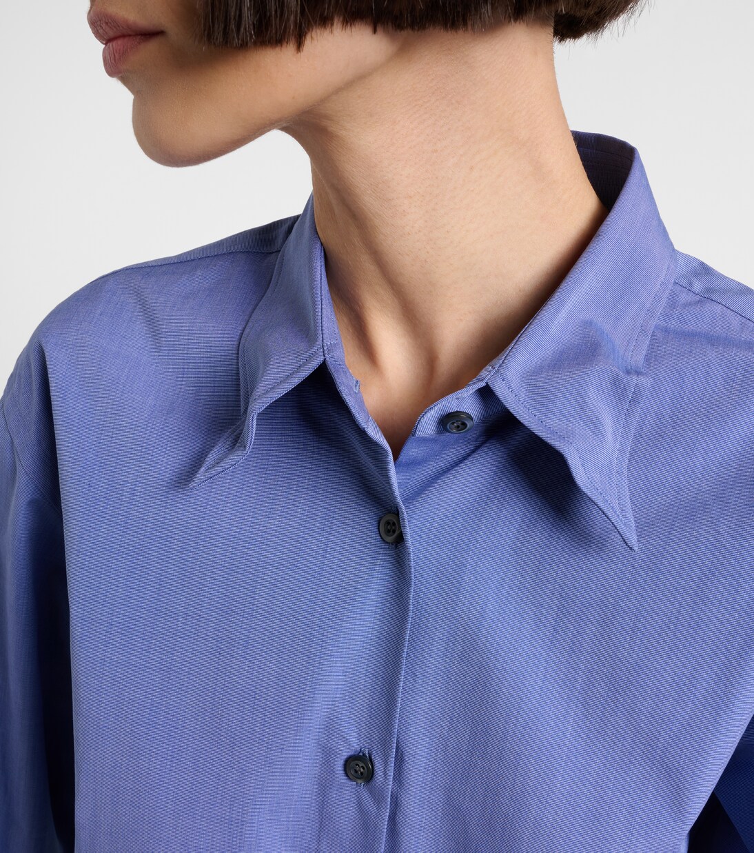 Cotton fil-à-fil shirt | Prada