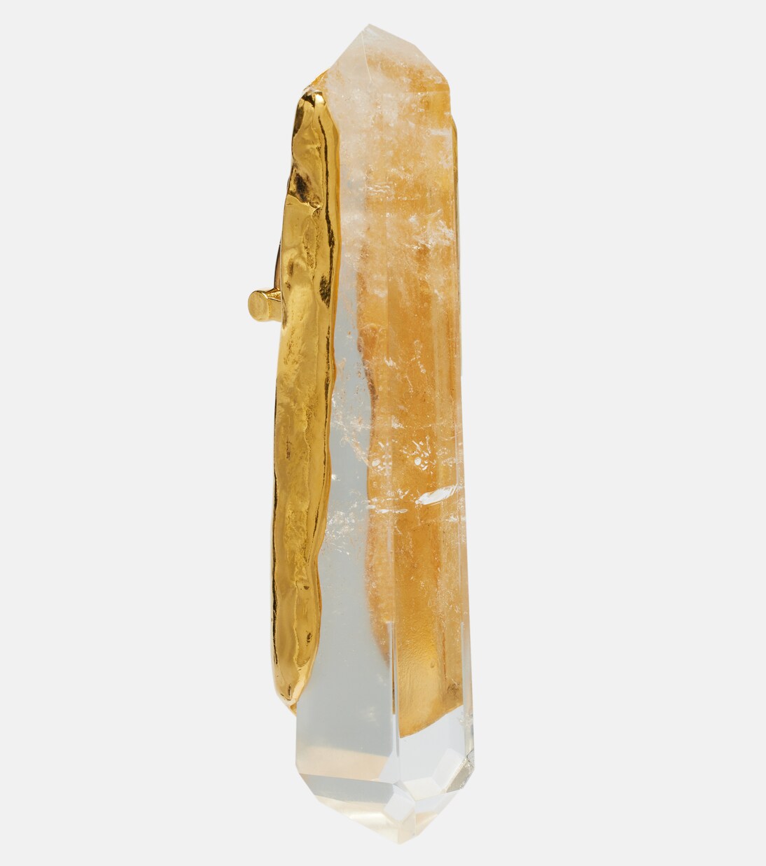 Orecchini a clip Obelisk con cristalli | Saint Laurent