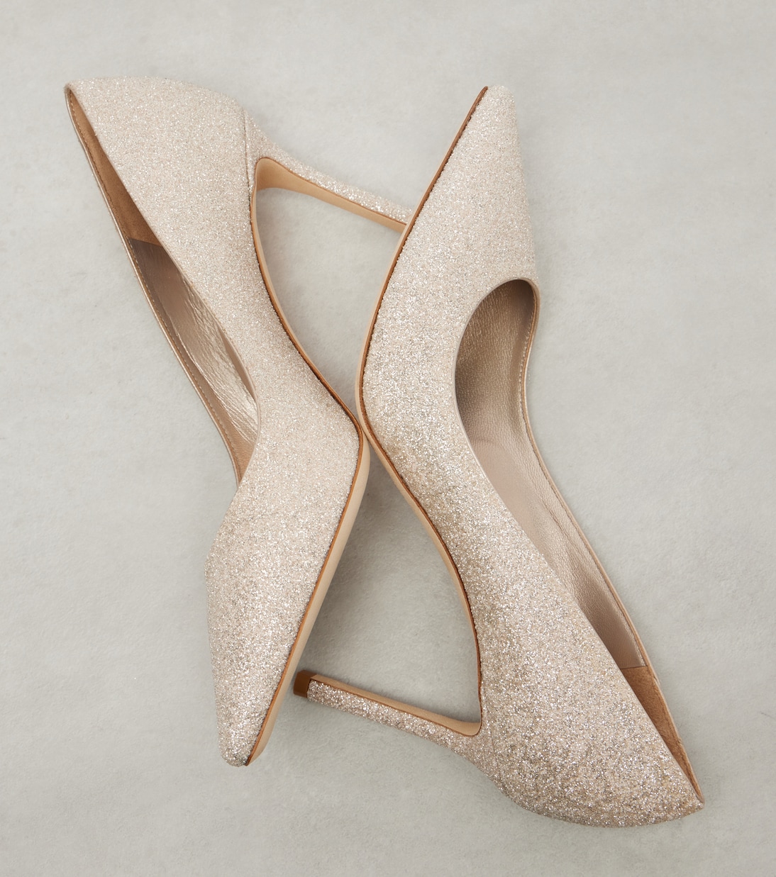 Romy 85 glitter pumps | Jimmy Choo