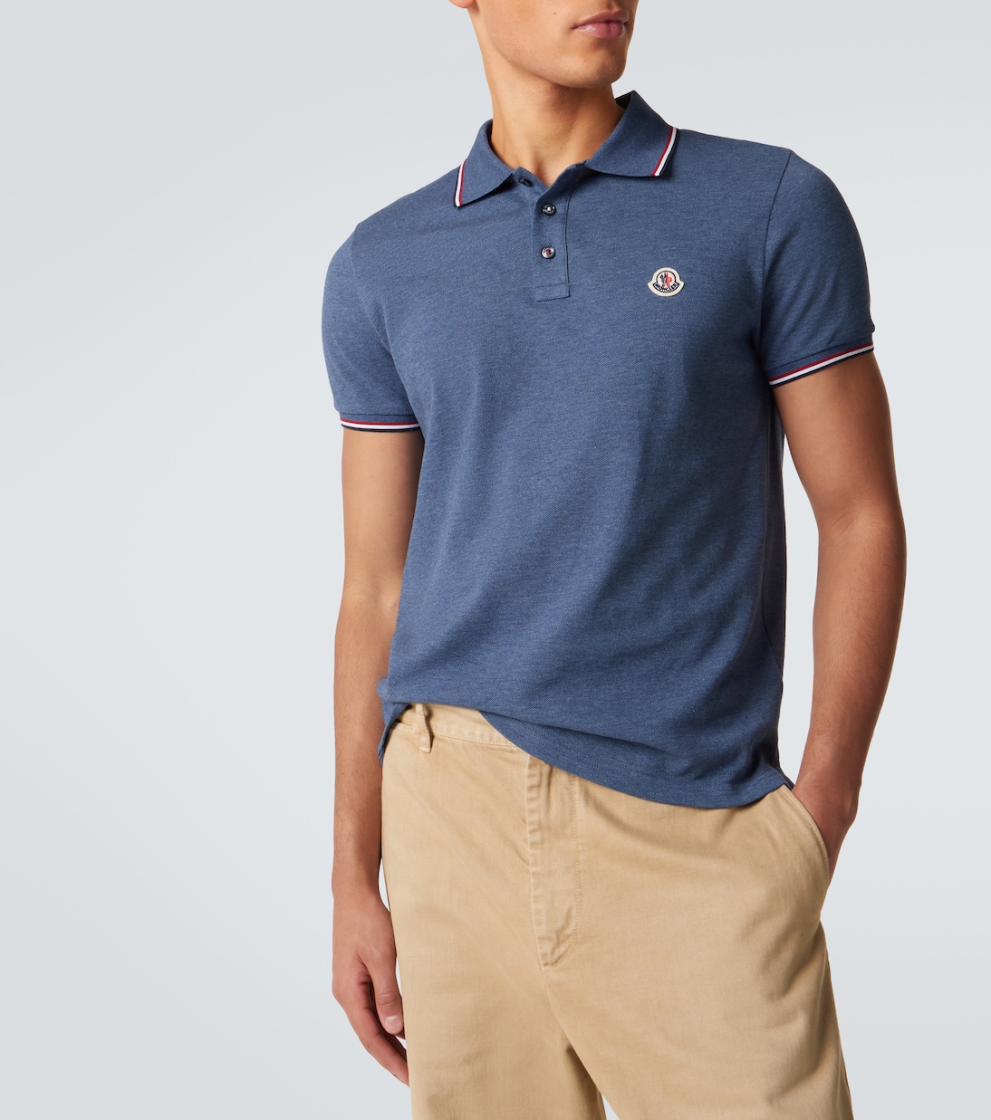 Polo in piqué di cotone | Moncler