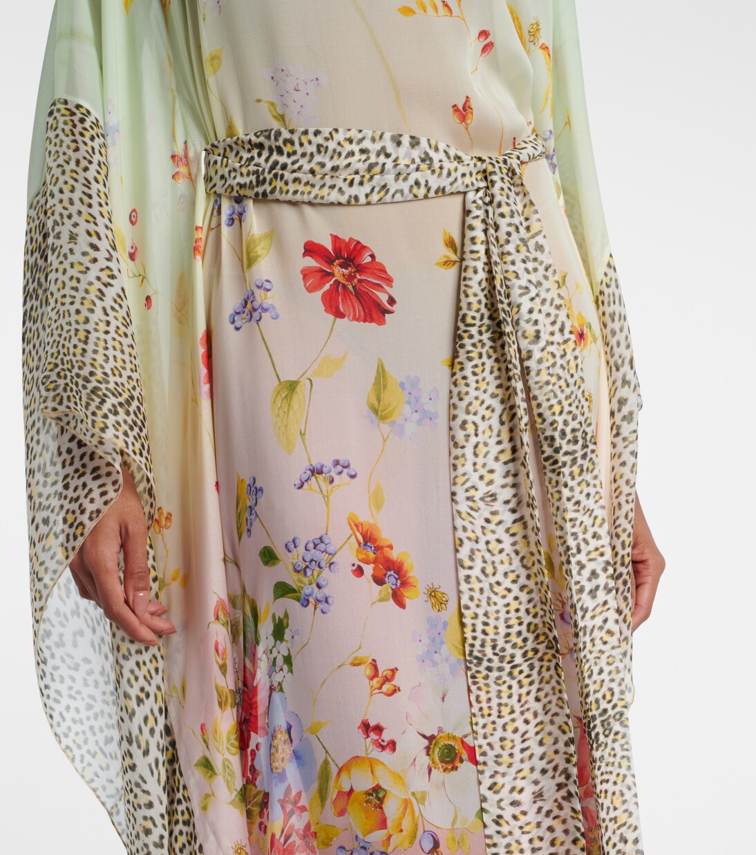 Bedruckter Kaftan aus Seide | Roberto Cavalli