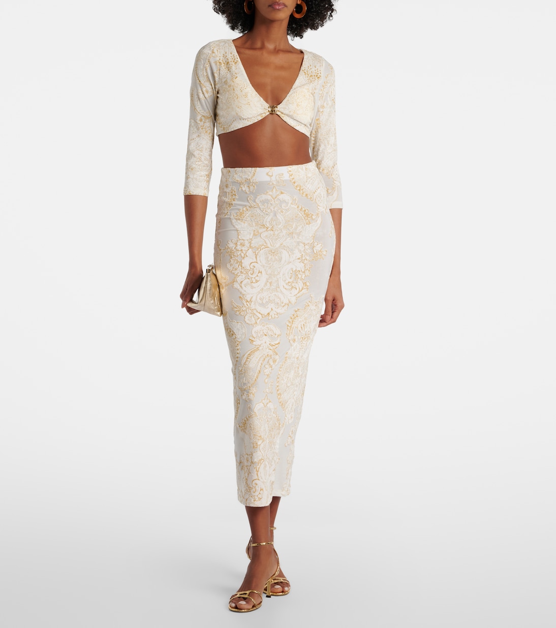 Printed midi skirt | Roberto Cavalli