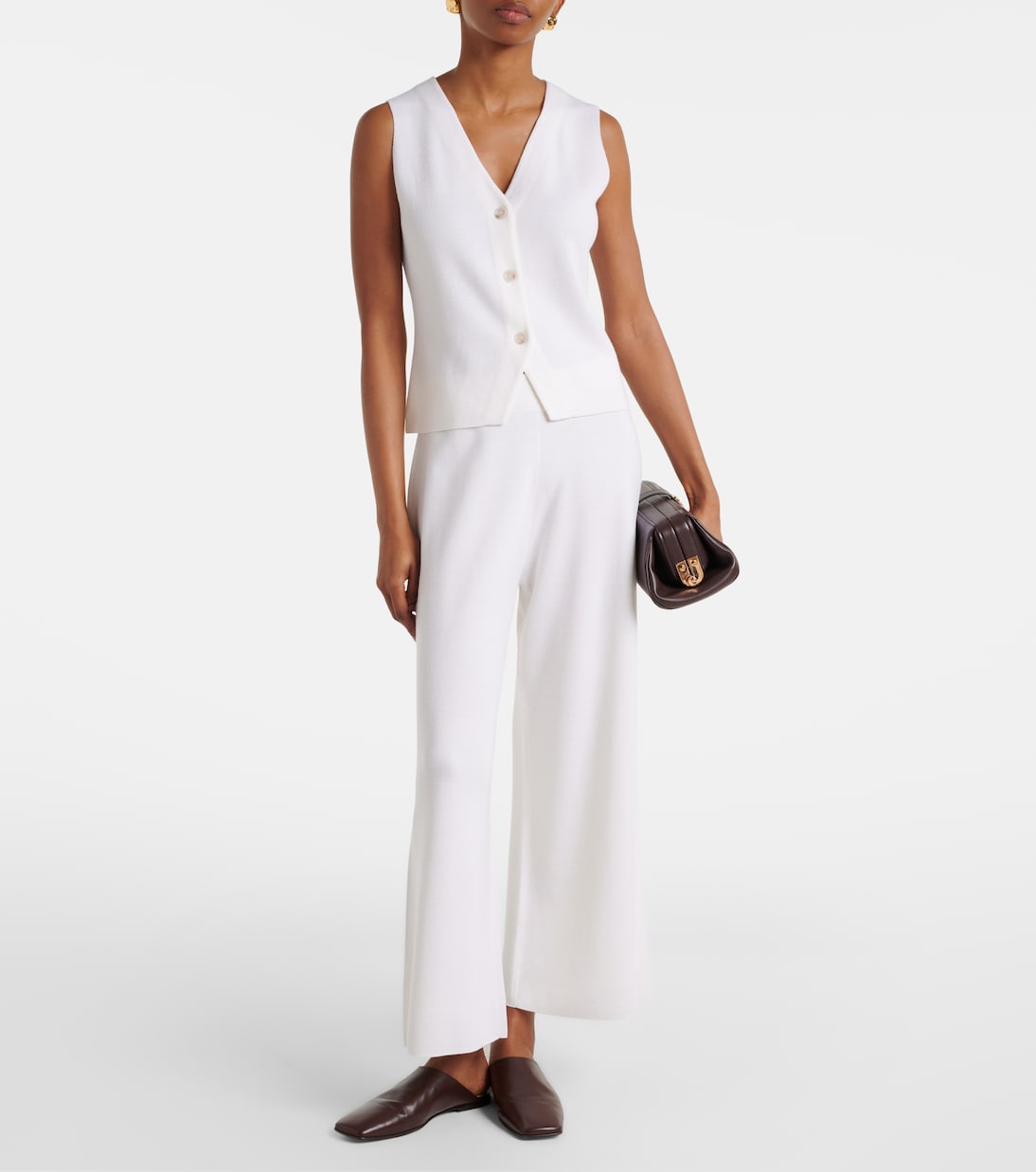 Gilet en laine vierge | Jardin des Orangers