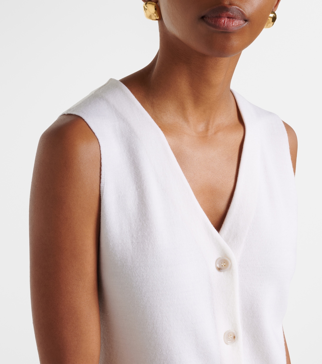 Gilet en laine vierge | Jardin des Orangers