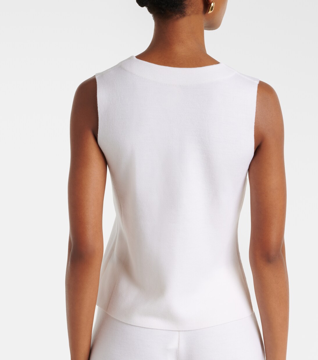 Gilet en laine vierge | Jardin des Orangers