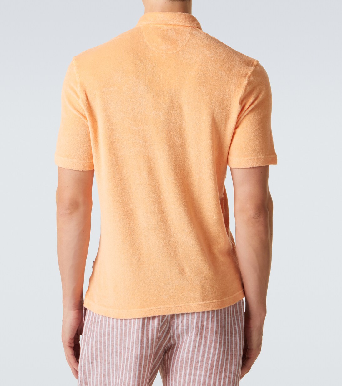 Mondial cotton terry polo shirt | Fedeli