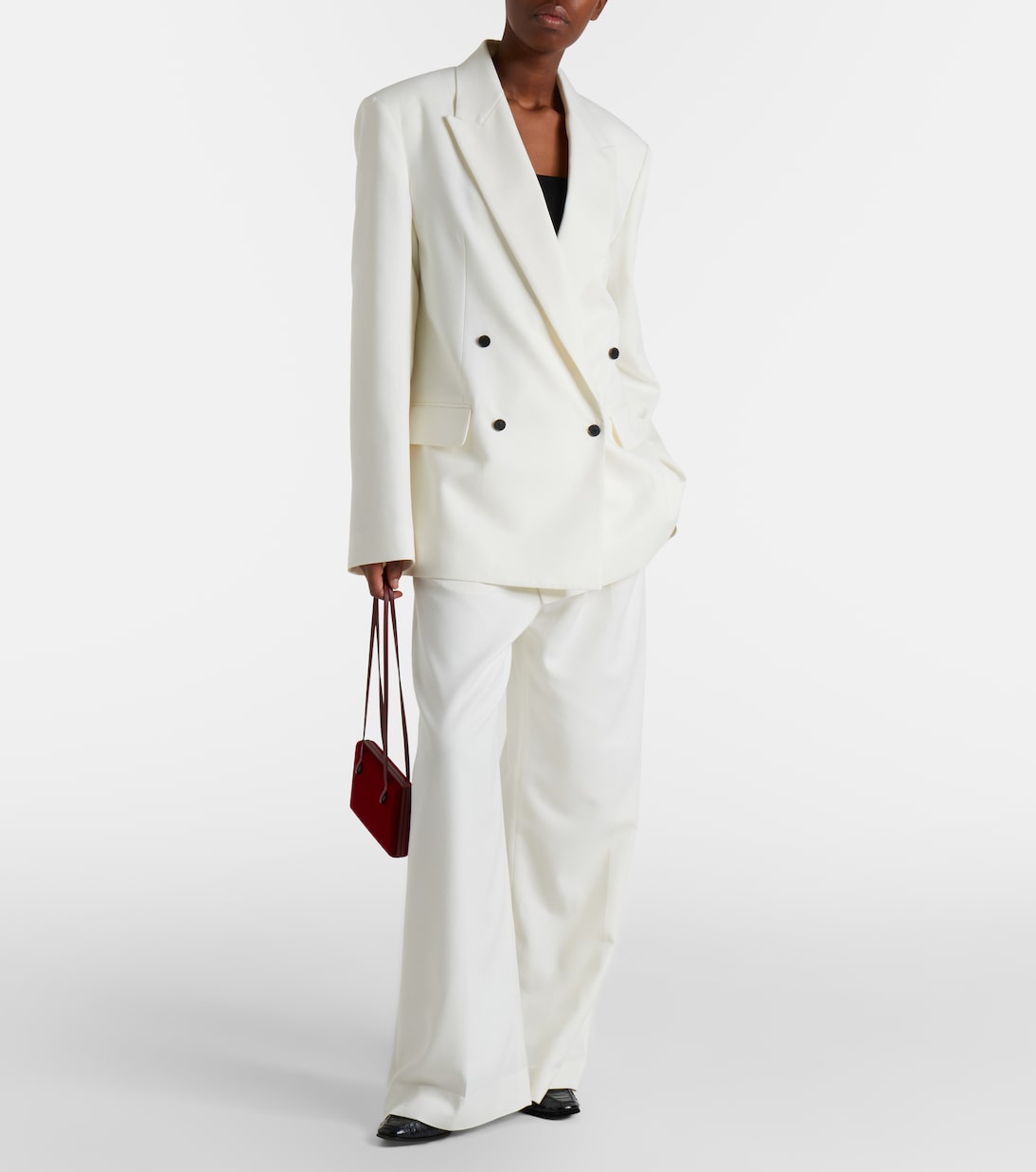 Newark double-breasted blazer | The Frankie Shop