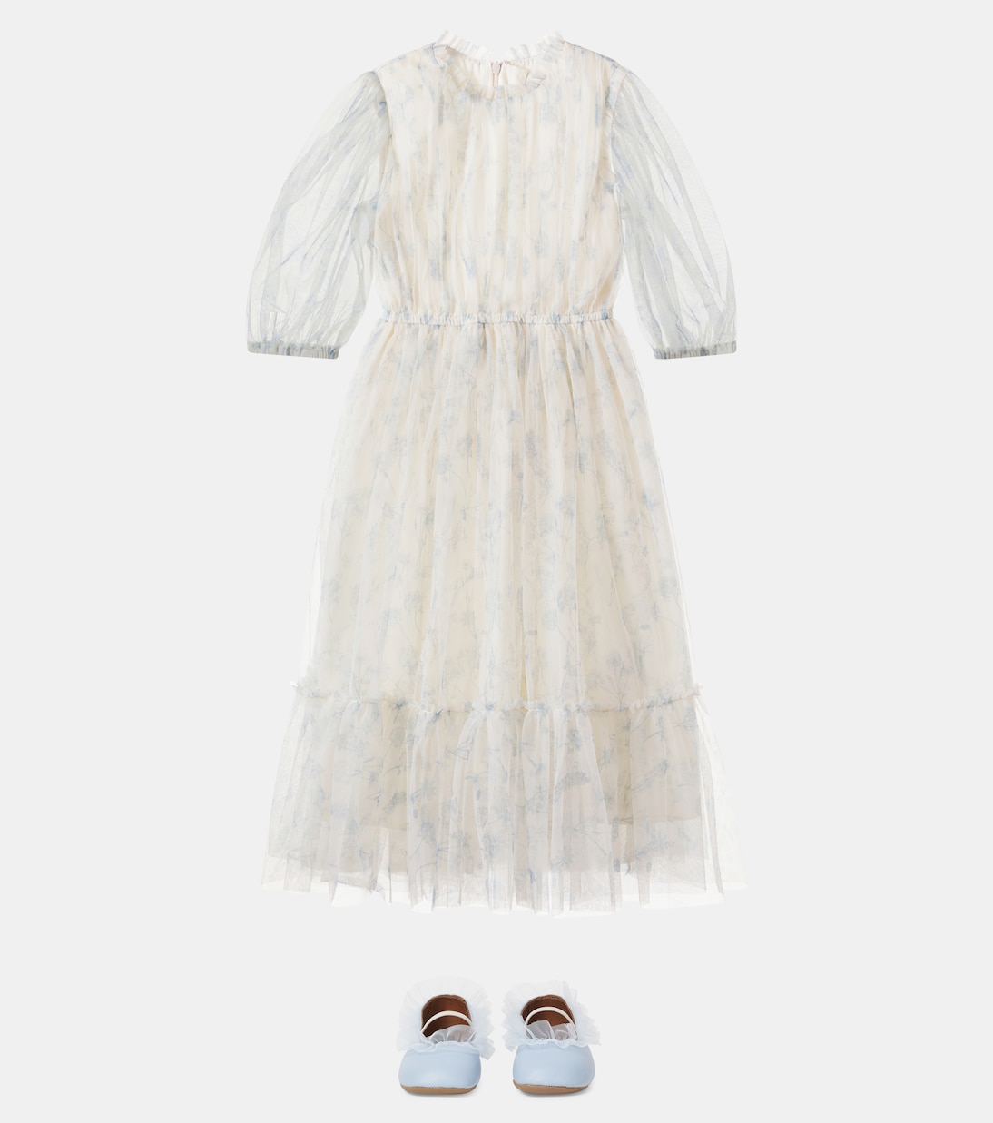 Donna floral mesh dress | C'era Una Volta