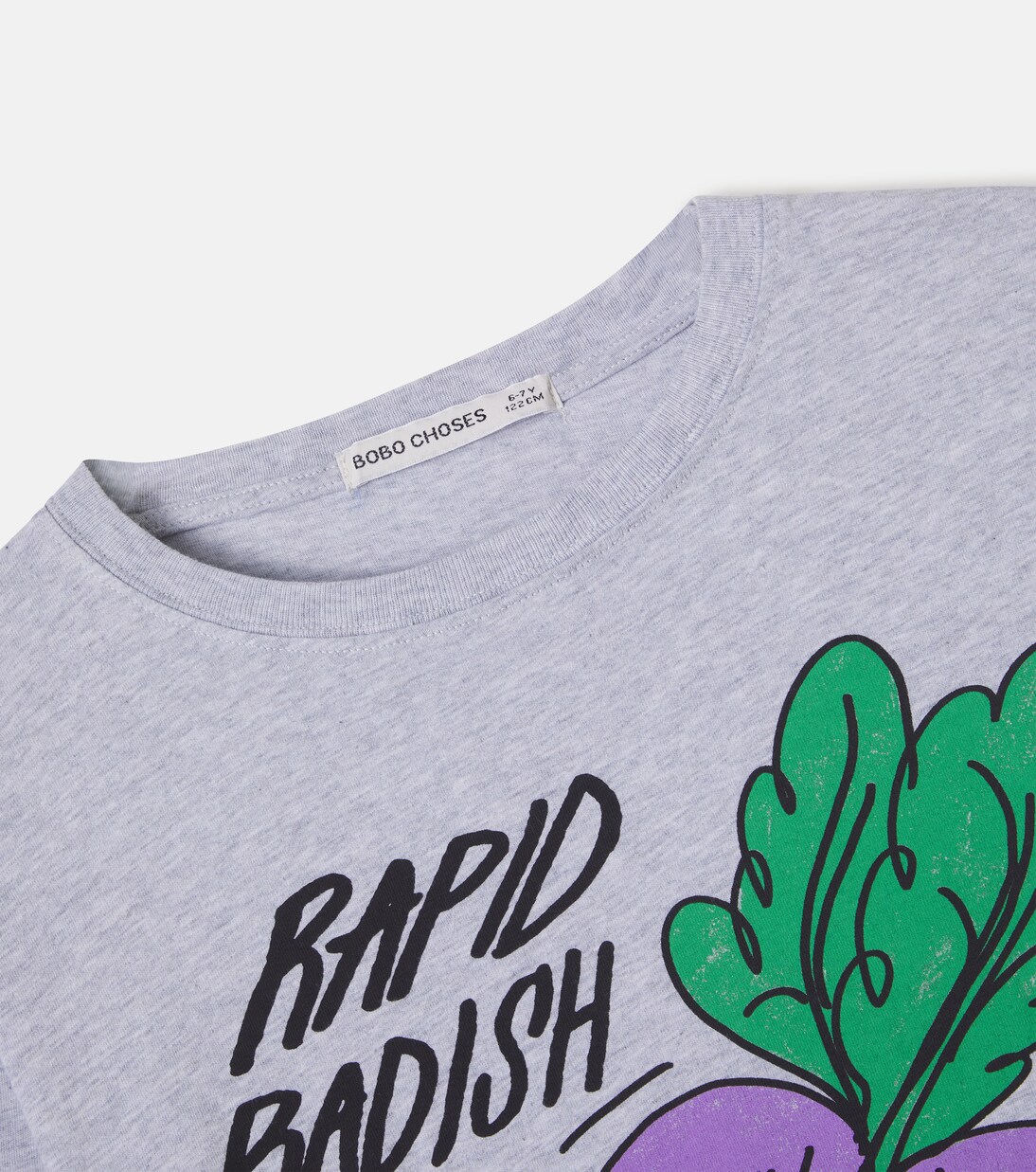 T-shirt Rapid Radish imprimé en coton | Bobo Choses