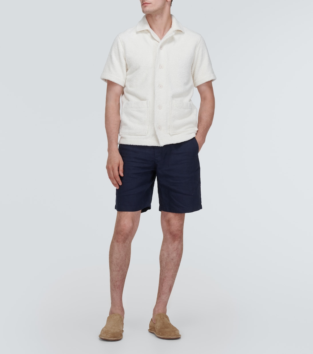 Norwich slim-fit linen shorts | Orlebar Brown
