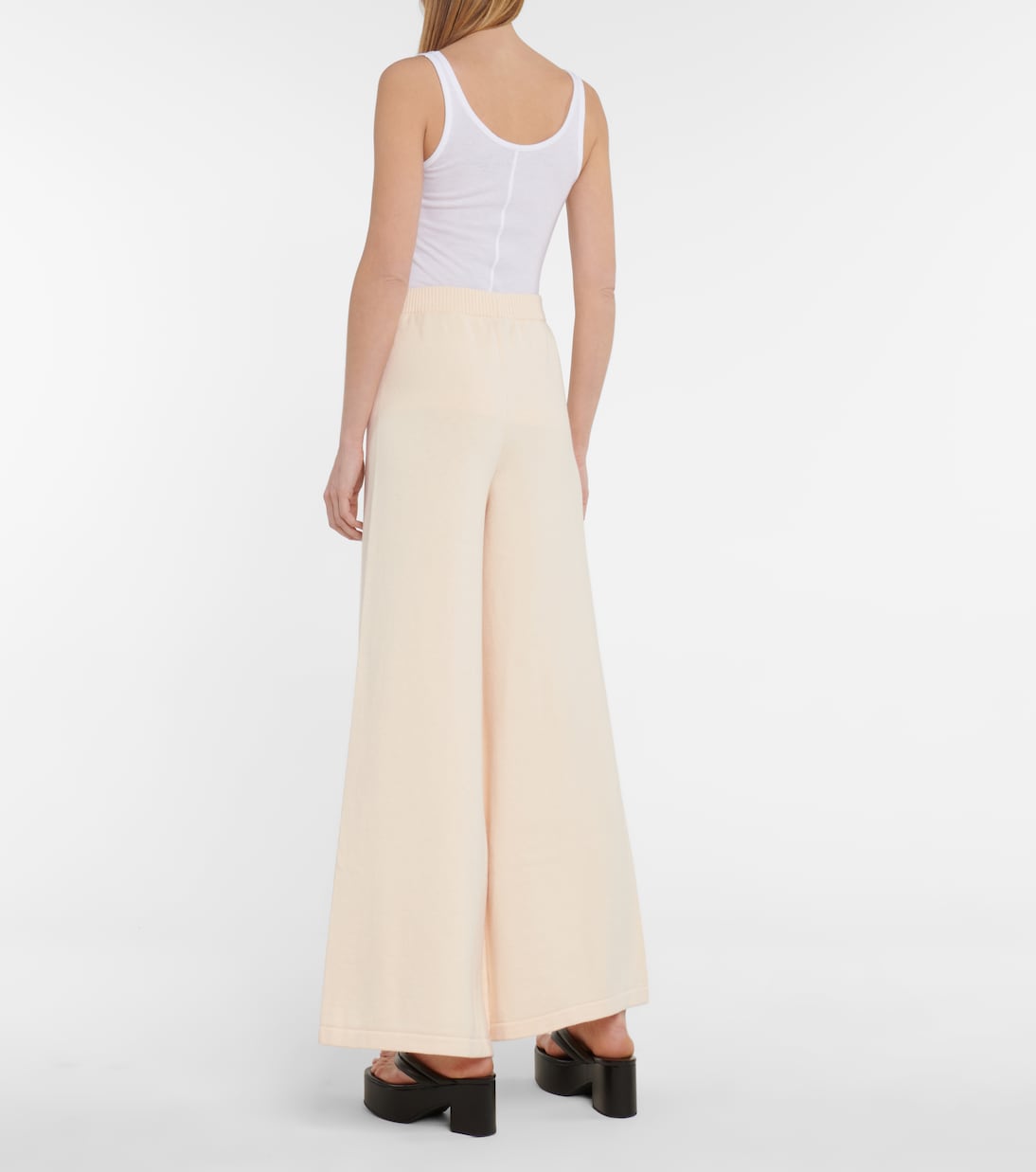 Pantalon ample Mitchell en coton mélangé | Staud