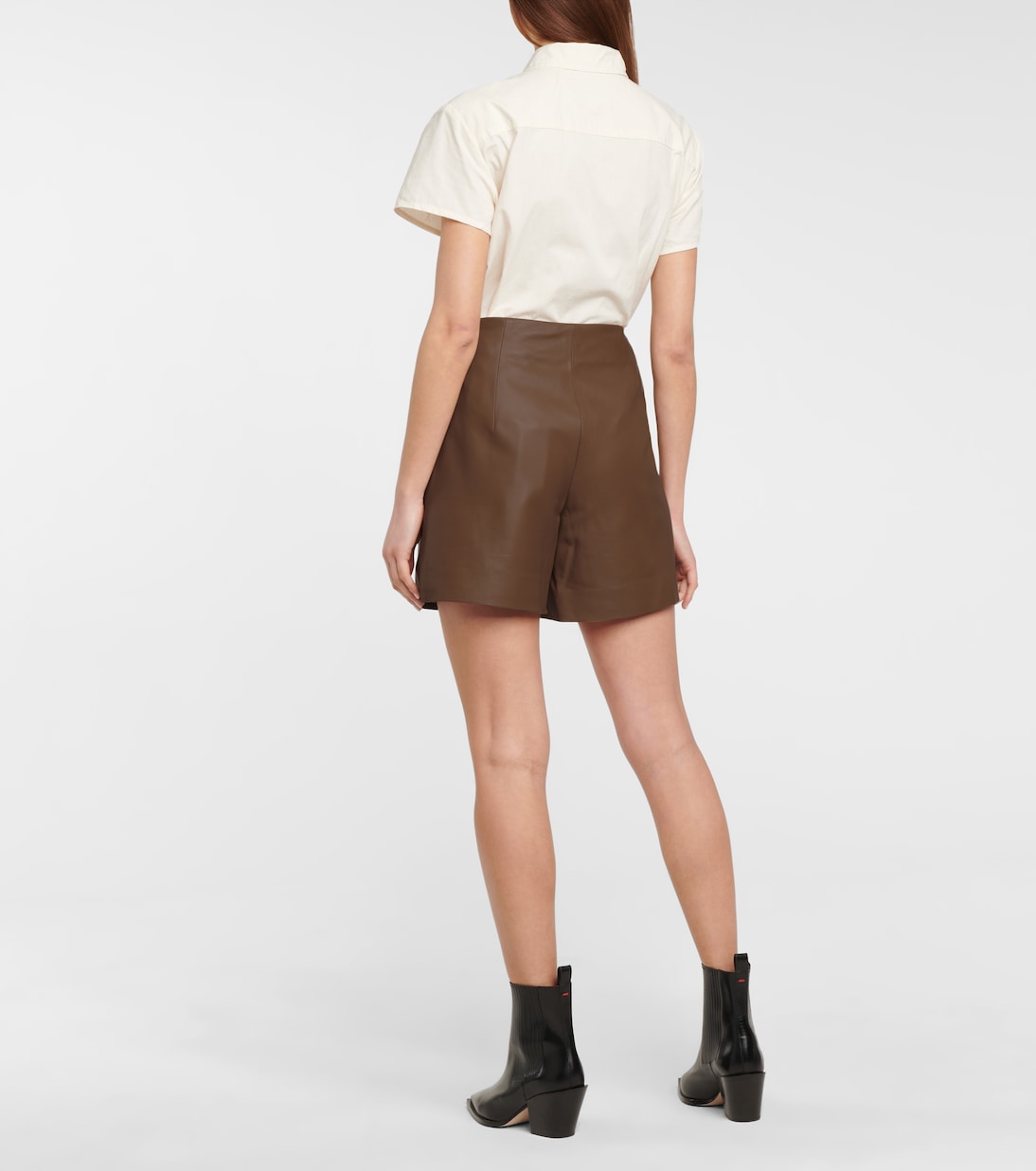 Shorts aus Leder | Vince