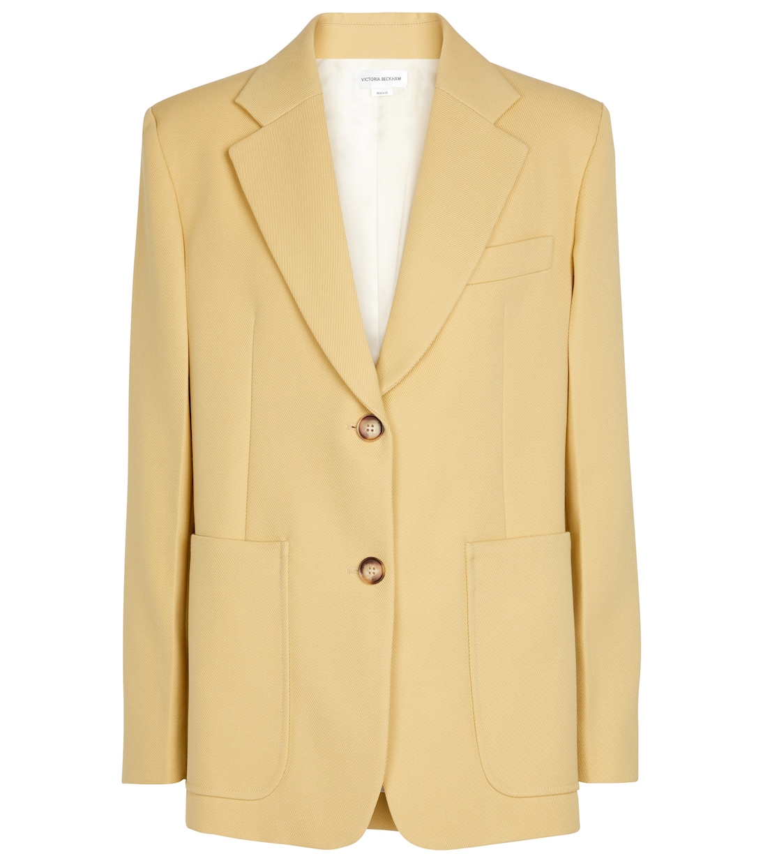 Single-breasted wool blazer | Victoria Beckham