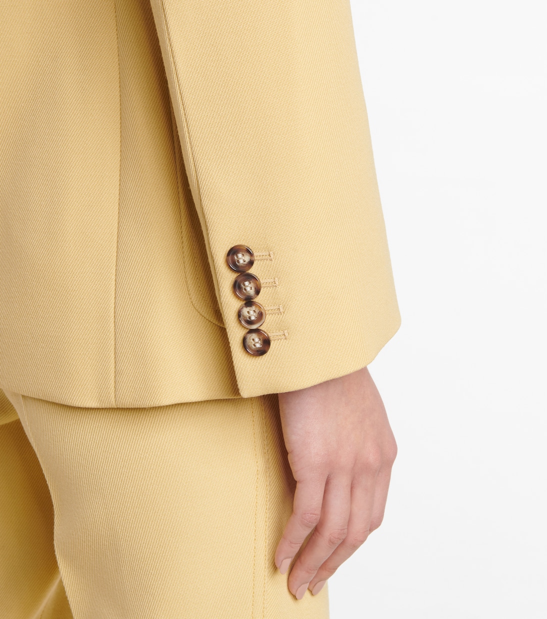 Single-breasted wool blazer | Victoria Beckham