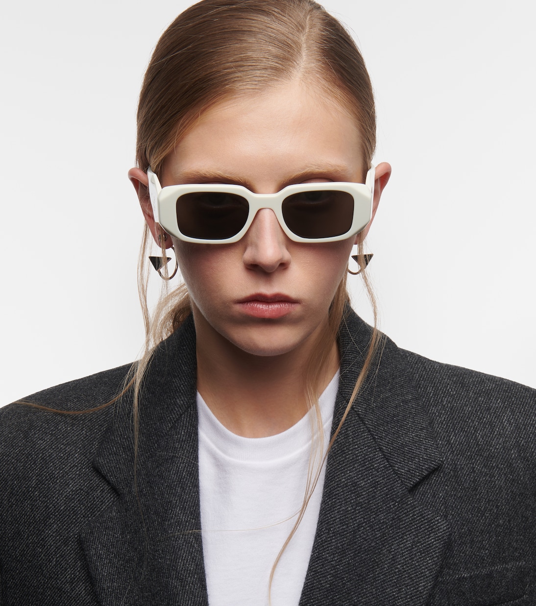 Occhiali da sole squadrati in acetato | Prada